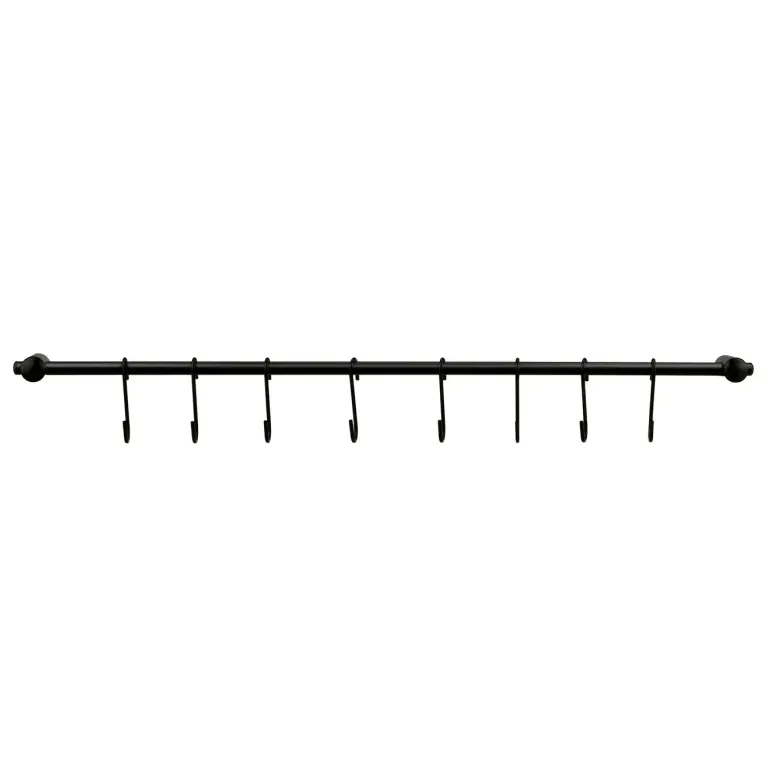 TADAR RELING KUCHENNY Z 8 WIESZAKAMI 54CM CZARNY