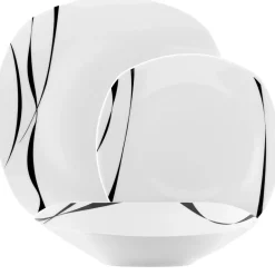 TADAR SAXO Serwis obiadowy 18 elementów dla 6 osób / porcelana