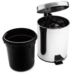 TADAR Stalowy kosz na śmieci 5 L