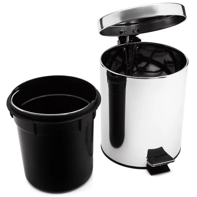TADAR Stalowy kosz na śmieci 5 L