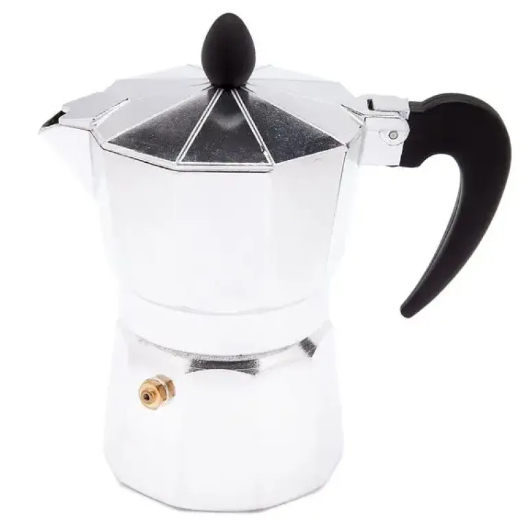 TADAR VENETTO Kawiarka aluminiowa do espresso / 3 filiżanki /180 ml / aluminium, tworzywo sztuczne