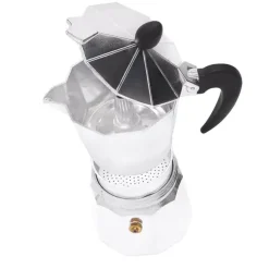 TADAR VENETTO Kawiarka aluminiowa do espresso / 3 filiżanki /180 ml / aluminium, tworzywo sztuczne