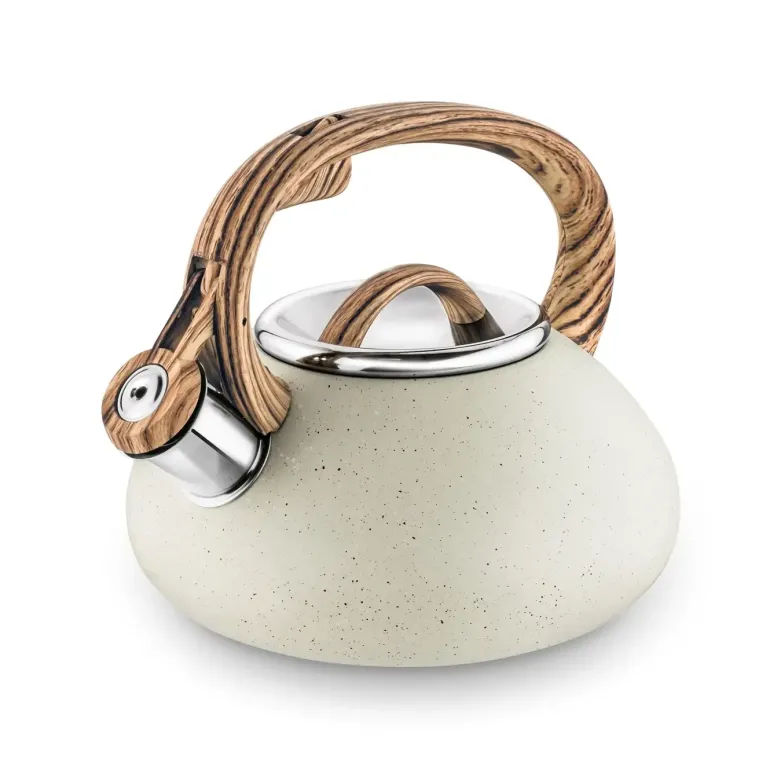 TADAR VITA | Cream Marble | Czajnik ze stali nierdzewnej 2 l | kremowy