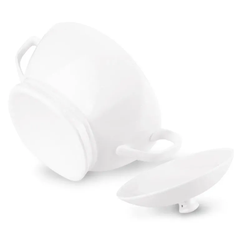 Tadar Waza porcelanowa do zupy 2,5 l / biała