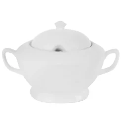Tadar Waza porcelanowa do zupy 3 l / biała