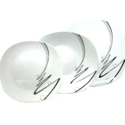 TADAR WSTĘGA Serwis obiadowy 54 elementy dla 18 osób / porcelana