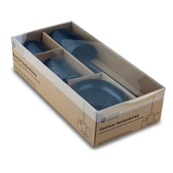 TADAR ZESTAW ŁAZIENKOWY CZARNY MAT (DOZOWNIK, MYDELNICZKA, SZCZOTKA WC, KUBEK)