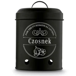 TADAR Zestaw trzech kuchennych pojemników do przechowywania / ziemniaki, cebula, czosnek