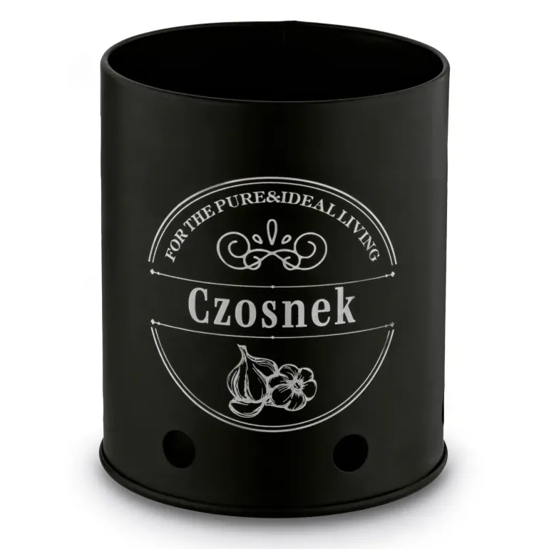 TADAR Zestaw trzech kuchennych pojemników do przechowywania / ziemniaki, cebula, czosnek