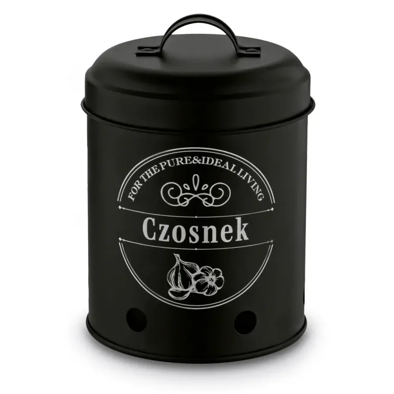 TADAR Zestaw trzech kuchennych pojemników do przechowywania / ziemniaki, cebula, czosnek