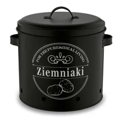 TADAR Zestaw trzech kuchennych pojemników do przechowywania / ziemniaki, cebula, czosnek