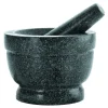 TG HOME Moździerz granitowy z tłuczkiem 16x12 cm