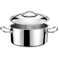 TOM-GAST EXCLUSIVE Garnek niski 32 cm z pokrywką / stal nierdzewna 18/10