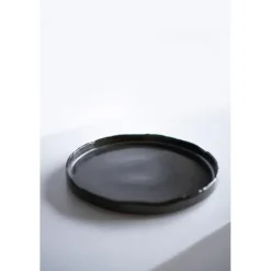 VERLO ALGA Talerz płaski deserowy 21 cm, ciemnozielony