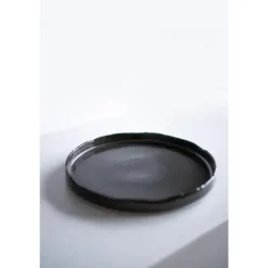 VERLO ALGA Talerz płaski obiadowy 25 cm, ciemnozielony