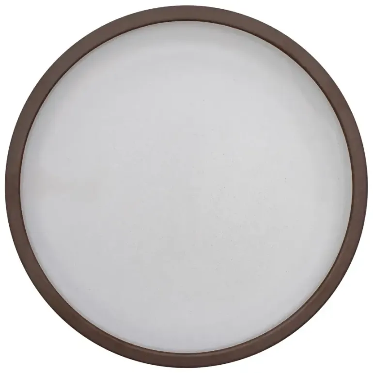 VERLO CHOCO Talerz płaski deserowy 20 cm, brązowo-biały