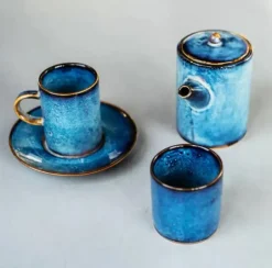 VERLO DEEP BLUE Dzbanek do kawy / herbaty 650 ml / porcelana