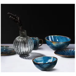 VERLO DEEP BLUE Miska 26 x 23 cm / porcelana