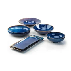 VERLO DEEP BLUE Półmis / półmisek 35,5 x 16,5 cm