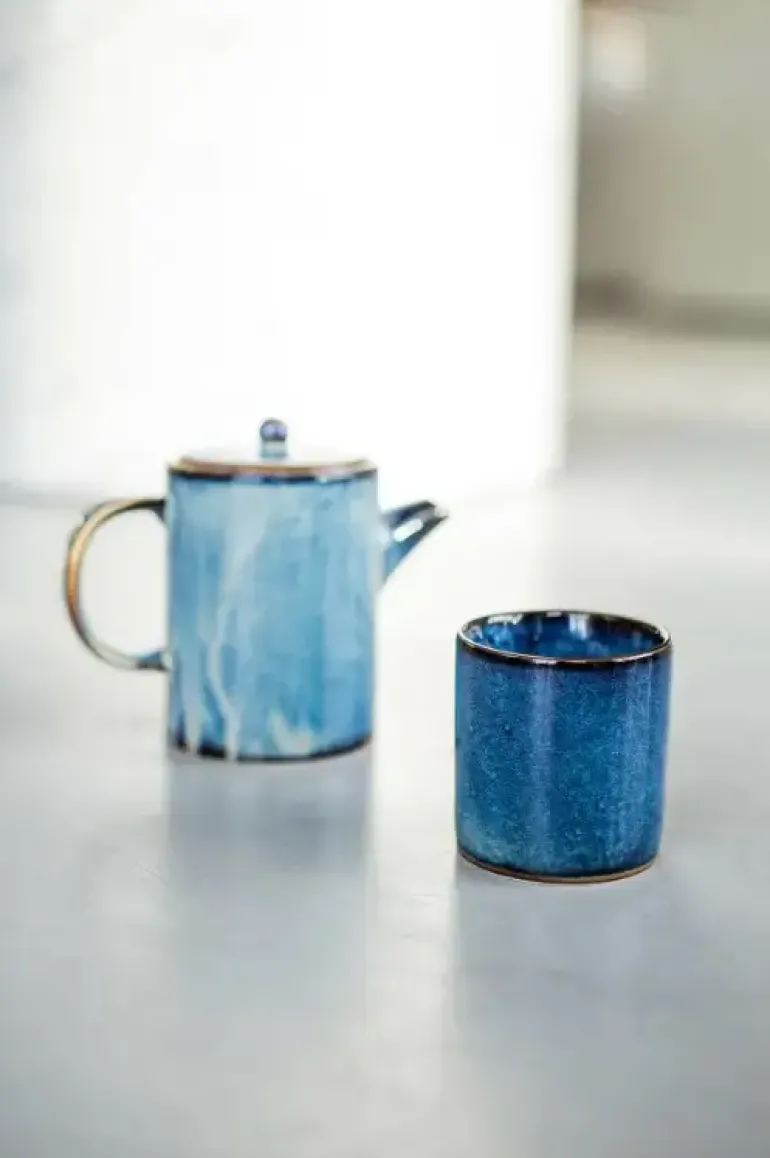VERLO DEEP BLUE Pokrywka do cukiernicy / porcelana