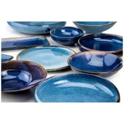 VERLO DEEP BLUE Talerz głęboki 26 cm / porcelana