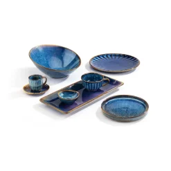 VERLO DEEP BLUE Talerz płaski 20,5 cm / porcelana