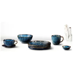 VERLO DEEP BLUE Talerz płaski 20,5 cm / porcelana