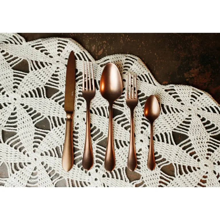 VERLO DESTELLO COPPER Łyżeczka do herbaty LUZ / stal nierdzewna
