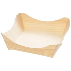 VERLO FingerFood Naczynie bambusowe do serwowania 10 x 10 cm / 50 szt.