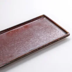 VERLO FLAME Półmis 34x11 cm prostokątny, ceglasty