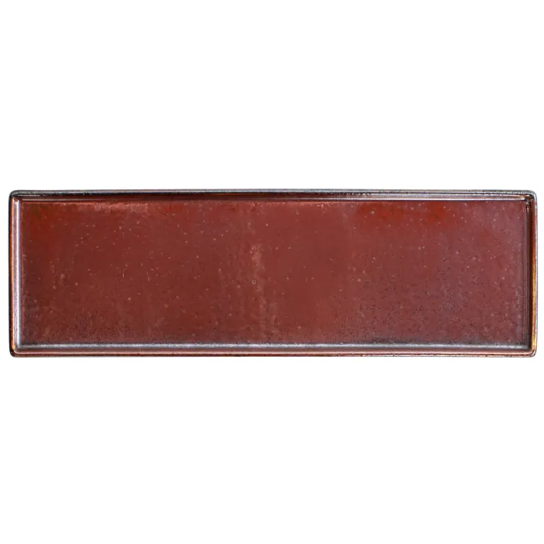 VERLO FLAME Półmis 34x11 cm prostokątny, ceglasty