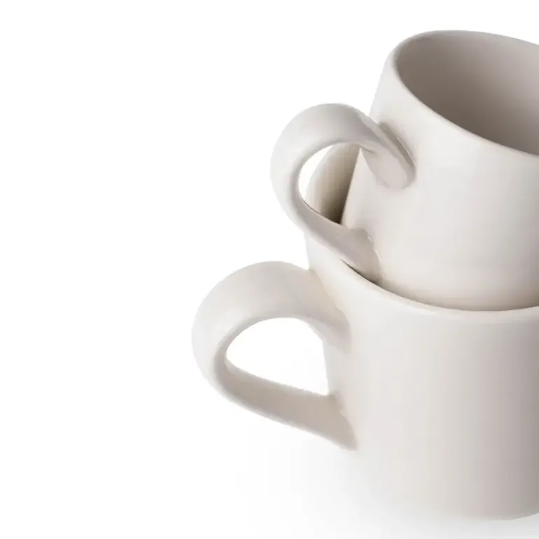 VERLO FORTE Filiżanka sztaplowana espresso 90 ml, kość słoniowa