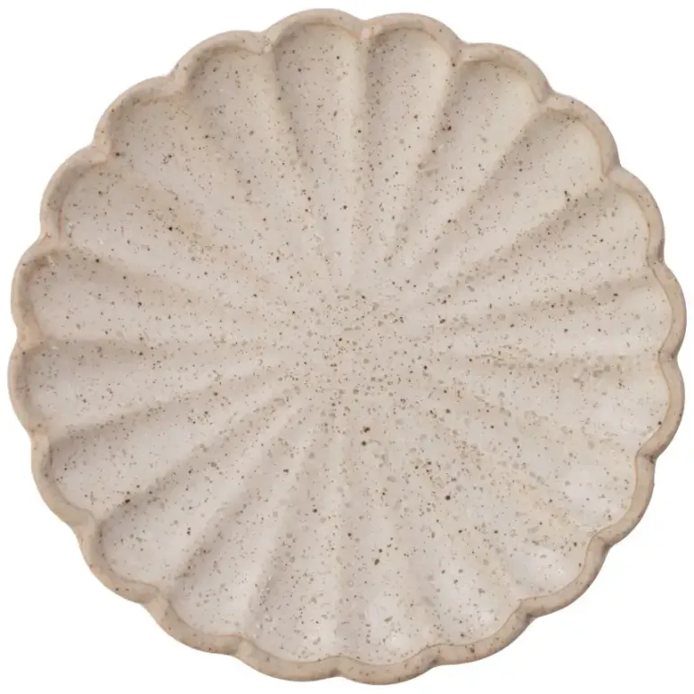 VERLO LESS Talerz płaski 10 cm, beżowy