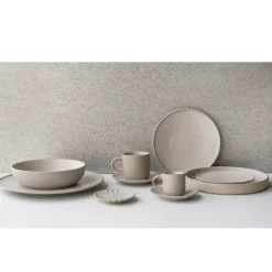 VERLO LESS Talerz płaski deserowy 16 cm, beżowy