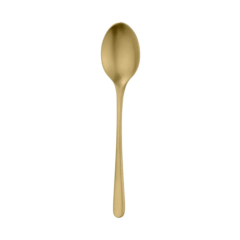 VERLO LUI GOLD Łyżeczka do kawy LUZ / stal nierdzewna