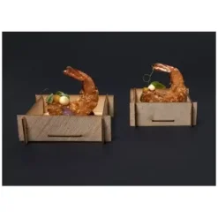VERLO Naczynie FingerFood 8 cm / 6 szt. / drewno bambusowe