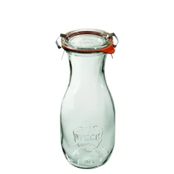 WECK Komplet 6 butelek z uszczelką i 2 zapinkami 530 ml