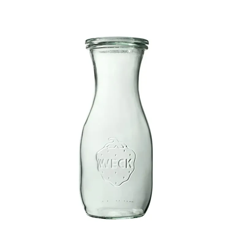 WECK Komplet 6 butelek z uszczelką i 2 zapinkami 530 ml