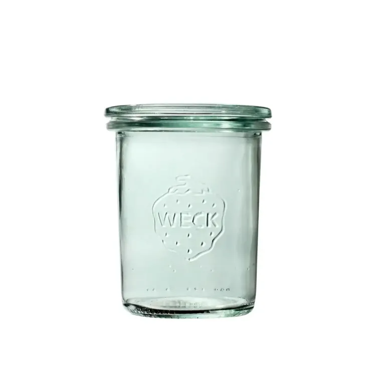 WECK Komplet 12 słoików na przetwory z uszczelka i 2 zapinkami 160 ml