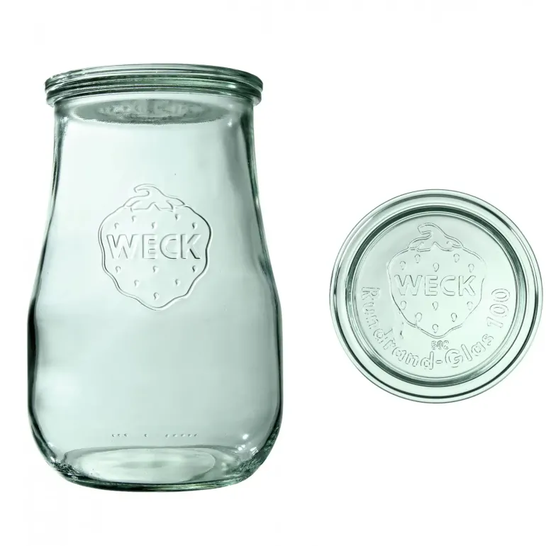 WECK TULIP Komplet 4 słoików z pokrywką 2,7l