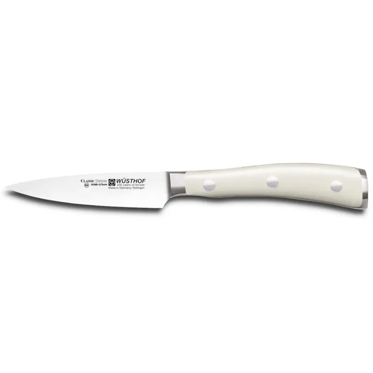 WÜSTHOF CLASSIC IKON CREME Nóż do warzyw 9 cm / stal kuta