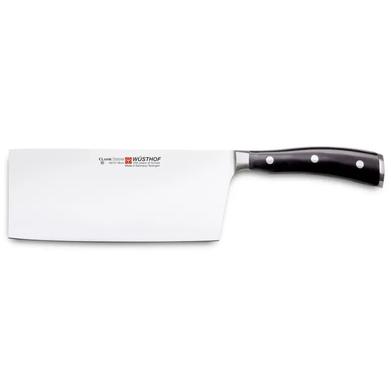 WÜSTHOF CLASSIC IKON Nóż chińskiego szefa kuchni 18 cm / stal kuta