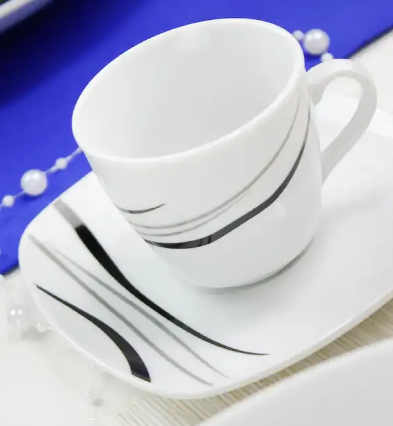WYPRZEDAŻ! ARZBERG COSMOS Spodek do filiżanki espresso / porcelana