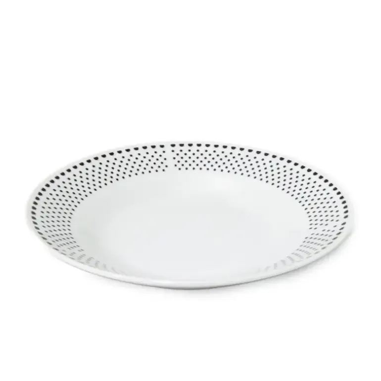 WYPRZEDAŻ! BELLA FIORE DOTS Komplet 9 talerzy dla 3 osób / porcelana