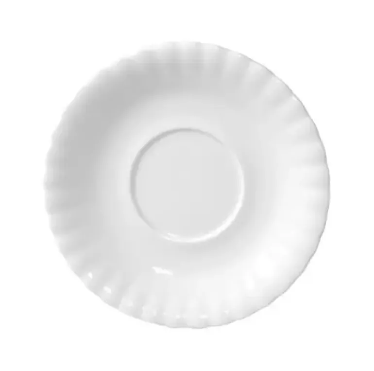 WYPRZEDAŻ! CHODZIEŻ IWONA C000 BIAŁA Spodek do bulionówki 17 cm / porcelana