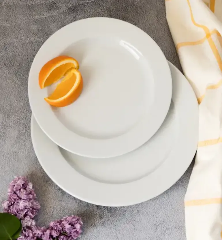 WYPRZEDAŻ! KAHLA K-A |3 15 20| Komplet 12 talerzy dla 3 osób / porcelana