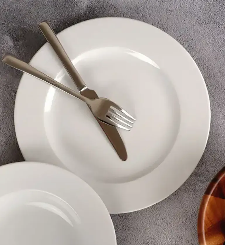 WYPRZEDAŻ! KAHLA P-Y Komplet 2 talerzy dla 1 osoby / porcelana