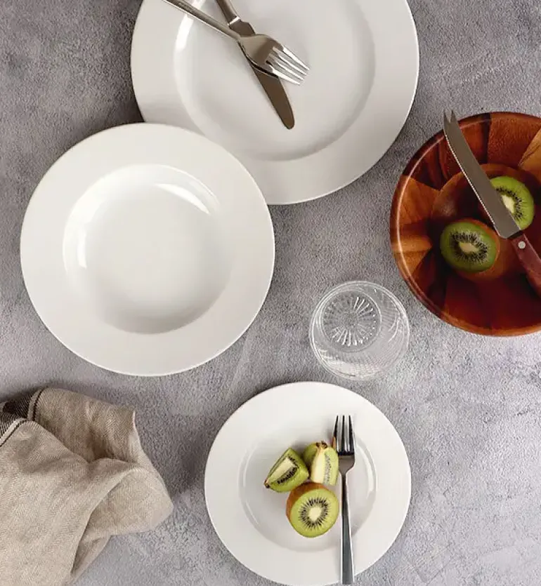 WYPRZEDAŻ! KAHLA P-Y Komplet 2 talerzy dla 1 osoby / porcelana