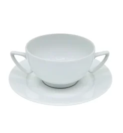 WYPRZEDAŹ! LUBIANA AMBASADOR 4x Bulionówka 300 ml BEZ SPODKA | porcelana zmywarka