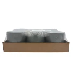 WYPRZEDAŻ! LUBIANA BILL | K1 Kubek 300 ml - 1 SZT - bez ucha | szary | porcelana